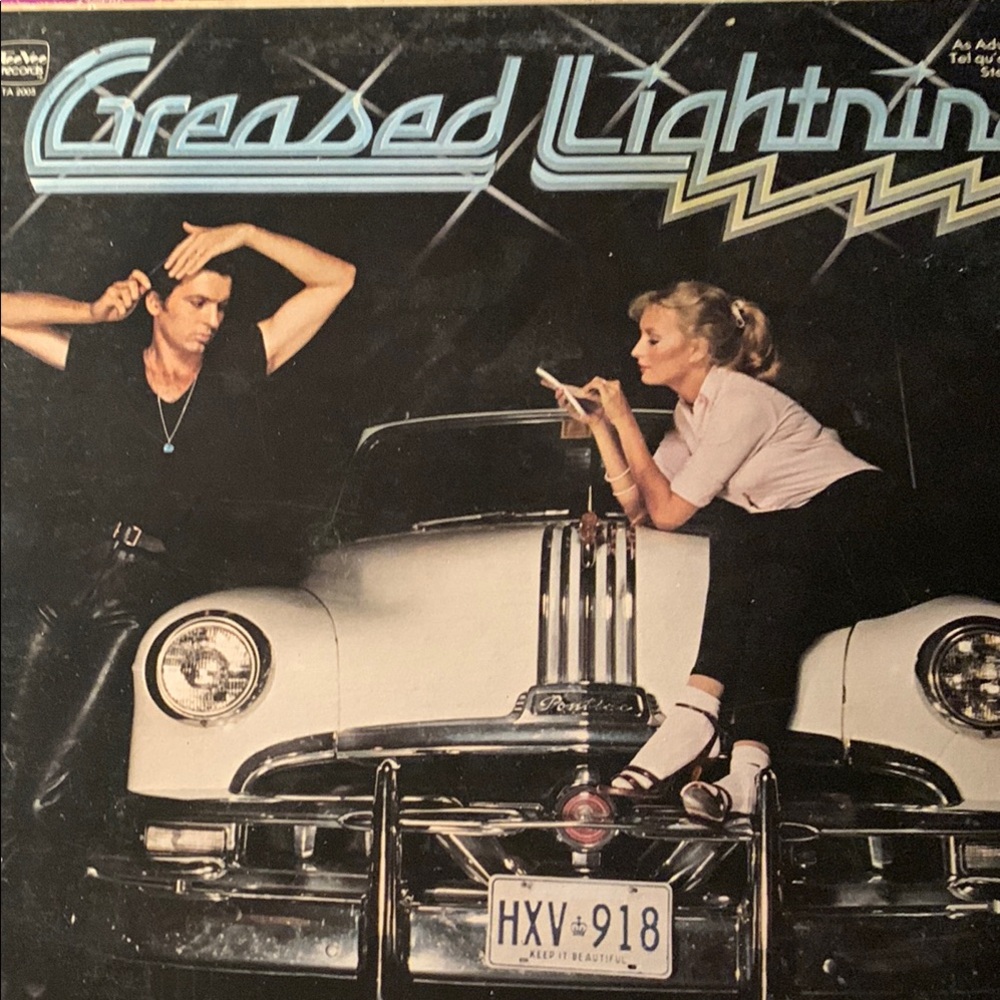 Greased Lightning Vinyl Record Cover